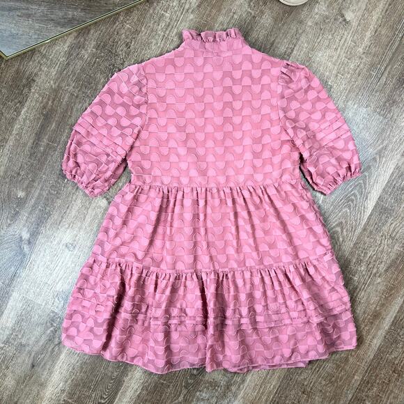 Walter Baker Elia Dress Coral Blus - Picture 5 of 5